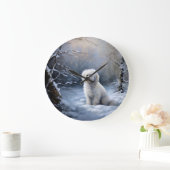 Maltees Laat het sneeuwen Kerstmis Grote Klok (Huis)