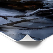 Maltees Laat het sneeuwen Kerstmis Perfect Poster (Hoek)