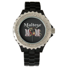 Maltees mam Gifts Horloge