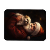 Maltees met sinterklaas feestelijke kerst magneet (Horizontaal)