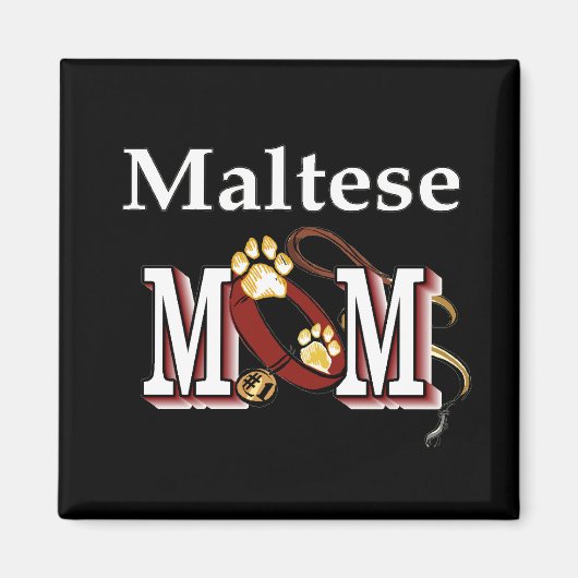 Maltees MOM Gifts Magneet (Voorkant)
