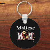 Maltees MOM Gifts Sleutelhanger (Voorkant)