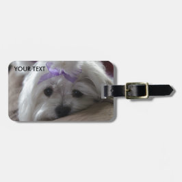 Maltees ontworpen dingen bagagelabel