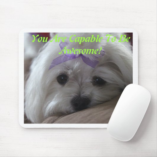 Maltees ontworpen dingen muismat (Met muis)