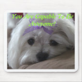 Maltees ontworpen dingen muismat (Voorkant)