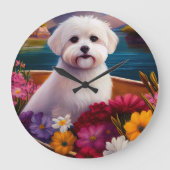 Maltees op een peddel: Een Schilderachtig avontuur Grote Klok (Voorkant)