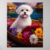 Maltees op een peddel: Een Schilderachtig avontuur Poster (Voorkant)