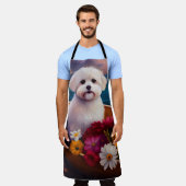 Maltees op een peddel: Een Schilderachtig avontuur Schort (Gedragen)