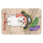 Maltees Pirate Magneet (Horizontaal)