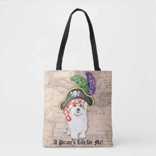Maltees Pirate Tote Bag
