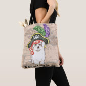 Maltees Pirate Tote Bag (Dichtbij)