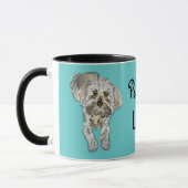 Maltees poodle gemengd - Puppy Love Mok (Links)