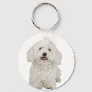 Maltees portrait sleutelhanger