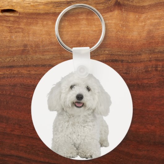 Maltees portrait sleutelhanger (Voorkant)