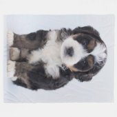 MALTEES PUPPY FLEECE DEKEN (Voorkant (Horizontaal))