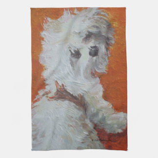 Maltees Puppy Hand Towel Theedoek