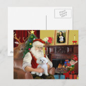 Maltees (R) Feestdagenkaart (Voorkant / Achterkant)