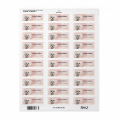 Maltees retouradreslabel etiket (Full Sheet)