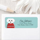 Maltees retouradreslabel etiket (Insitu)