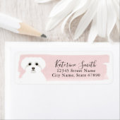 Maltees retouradreslabel etiket (Insitu)