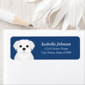 Maltees retouradreslabel etiket (Insitu)