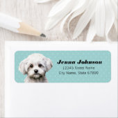 Maltees retouradreslabel etiket (Insitu)