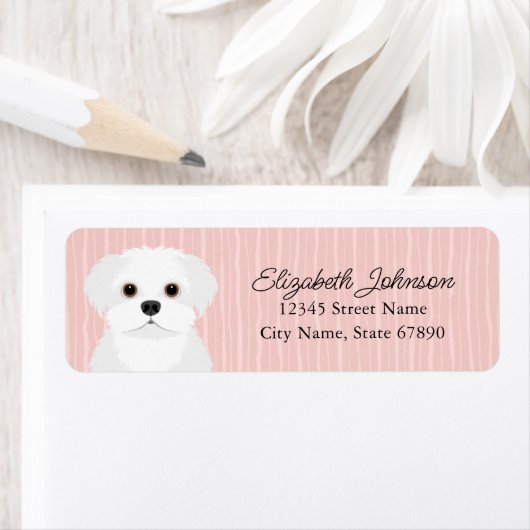 Maltees retouradreslabel etiket (Insitu)