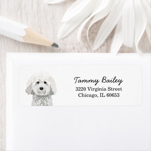 Maltees retouradreslabel etiket (Insitu)