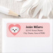 Maltees retouradreslabel etiket (Insitu)