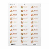 Maltees retouradreslabel etiket (Full Sheet)