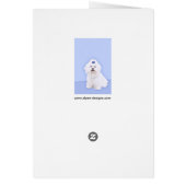 Maltees schilderen - Kute Original Dog Art (Achterkant)