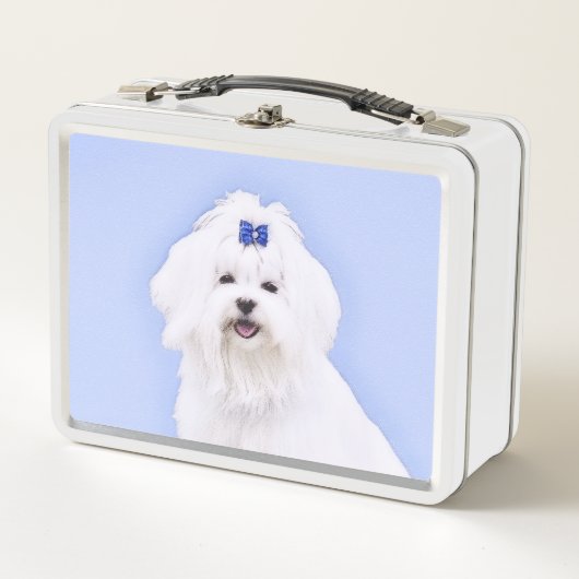 Maltees schilderen - Kute Original Dog Art (Voorkant)