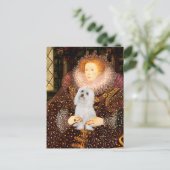 Maltees (SD) - Queen Briefkaart (Staand voorkant)