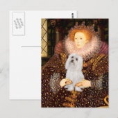 Maltees (SD) - Queen Briefkaart (Voorkant / Achterkant)