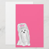 Maltees Stationery Briefpapier (Voorkant / Achterkant)