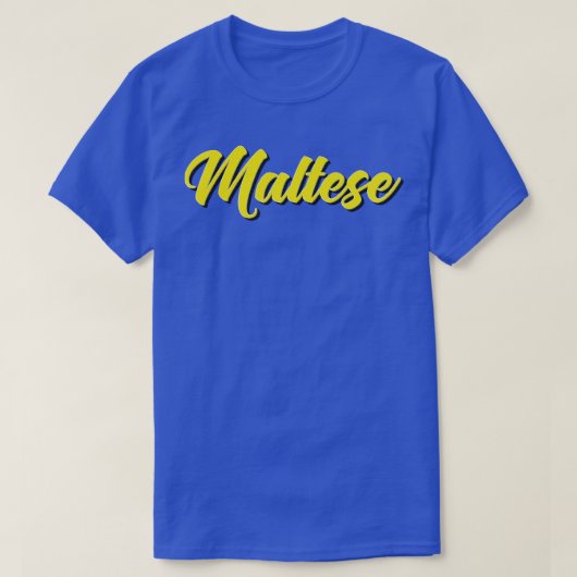 Maltees T-shirt (Design voorkant)