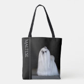 Maltees Tote Bag (Achterkant)