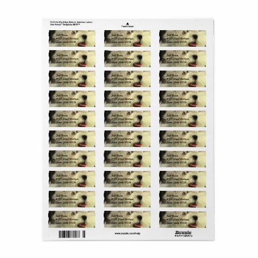 Maltees verzendlabel etiket (Full Sheet)