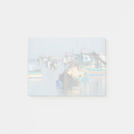 Maltees Vissen Boats | Marsaxlokk op Malta Post-it® Notes (Voorkant)
