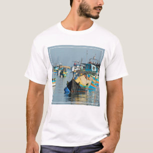 Maltees Vissen Boats Marsaxlokk op Malta T-shirt