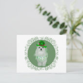 Malteeske St. Patrick's Dag Briefkaart (Staand voorkant)