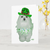 Malteeske St. Patrick's Dag Kaart (Gele Bloem)