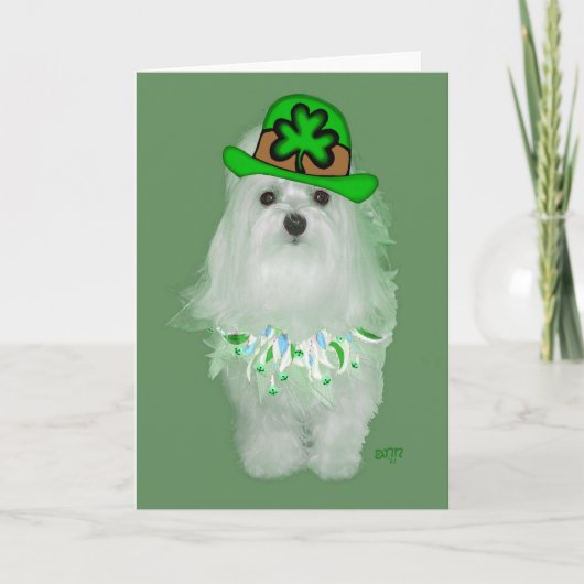 Malteeske St. Patrick's Day Kaart (Voorkant)