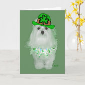 Malteeske St. Patrick's Day Kaart (Gele Bloem)