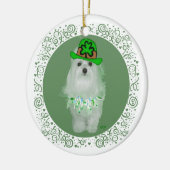 Malteeske St. Patrick's Day Keramisch Ornament (Links)