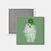 Malteeske St. Patrick's Day Magneet (Voorkant / Achterkant)