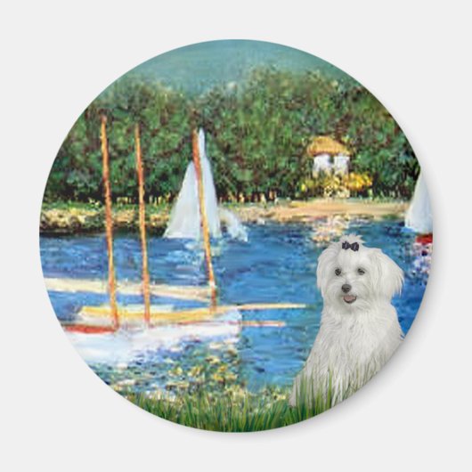 MALTESE 10 - Zeilboten Magneet (Voorkant)
