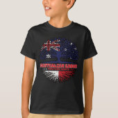 Maltese Australische Australische boomstamvlag T-shirt (Voorkant)