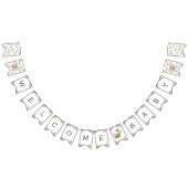 Maltese Baby shower Puppy Bunting Flags Vlaggetjes (Alle)