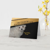 Maltese Bericht Verjaardag Kaart (Gele Bloem)